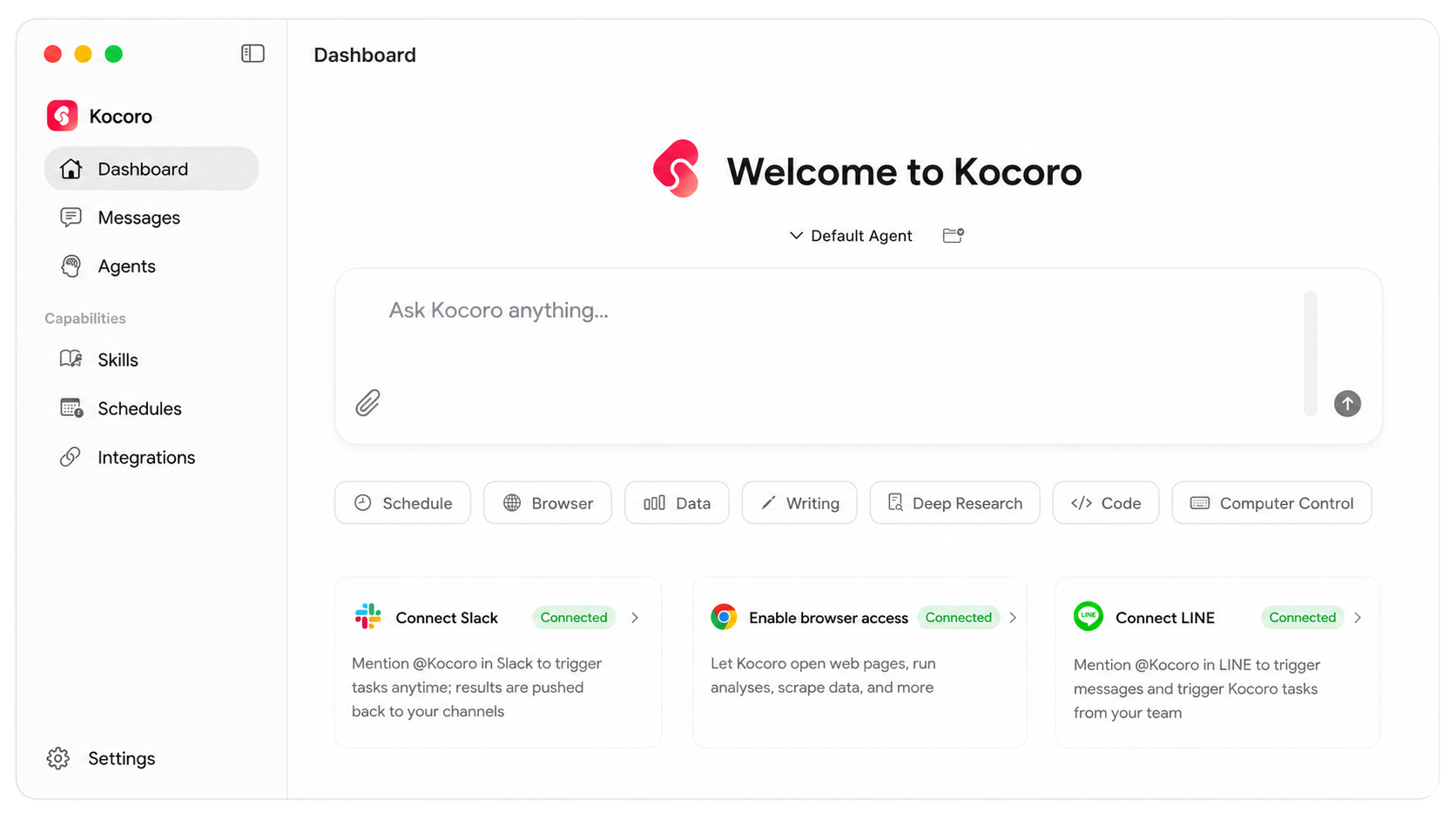 Your AI cowork agent for Mac
